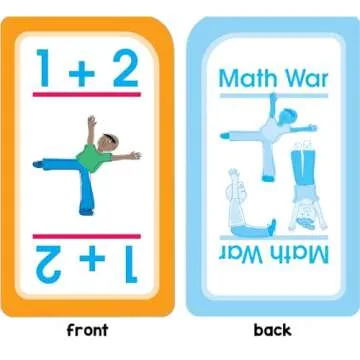 Math War Game Cards for Kids - Fun Learning Tool