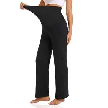 V VOCNI Women's Ultra Soft Maternity Lounge Pants with Pockets