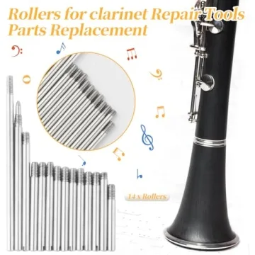Premium 52 Pcs Clarinet Repair Kit for Woodwind Maintenance