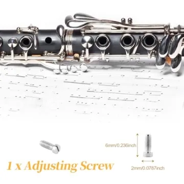 Premium 52 Pcs Clarinet Repair Kit for Woodwind Maintenance