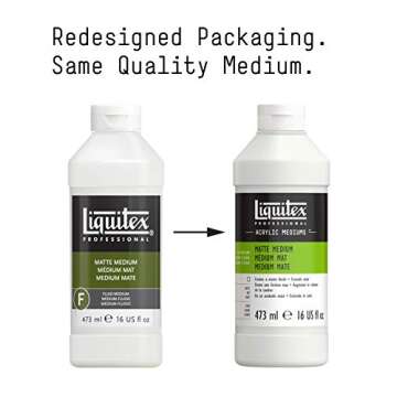 Liquitex Professional Matte Medium, 473ml (16-oz)
