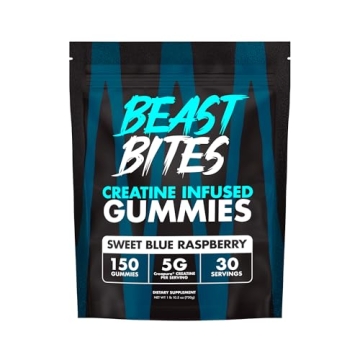 BEAST BITES - Delicious Creatine Gummies with 5g Per Serving