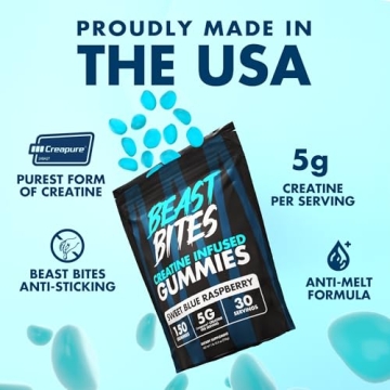 BEAST BITES - Delicious Creatine Gummies with 5g Per Serving