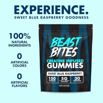 BEAST BITES - Delicious Creatine Gummies with 5g Per Serving