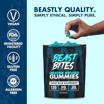 BEAST BITES - Delicious Creatine Gummies with 5g Per Serving