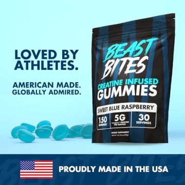 BEAST BITES - Delicious Creatine Gummies with 5g Per Serving