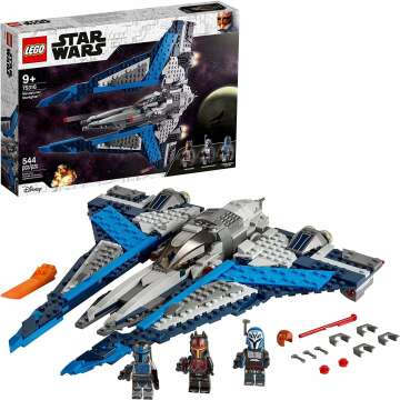 LEGO Star Wars Mandalorian Starfighter 75316 - 2021 Building Kit with Minifigures