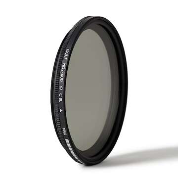 Gobe NDX 67mm Variable ND Lens Filter - Ultimate Creative Control