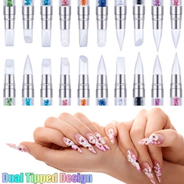Maitys 10 Dual Tipped Nail Art Tools for DIY Projects