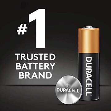 Duracell - CopperTop 9V Alkaline Batteries - long lasting, all-purpose 9 Volt battery for household ...