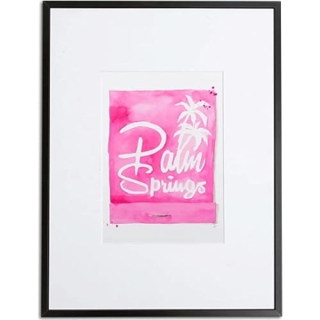 FURBISH Palm Springs Matchbook Travel Wall Art Print