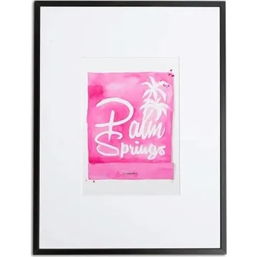 FURBISH Palm Springs Matchbook Travel Wall Art Print