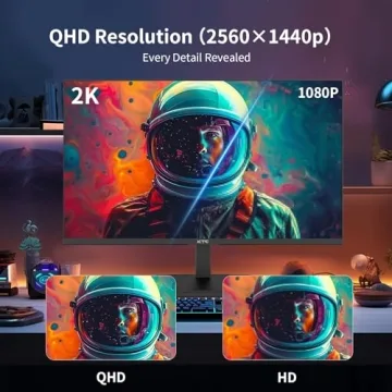KTC 24 Inch QHD Monitor with 100Hz Refresh Rate