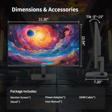 KTC 24 Inch QHD Monitor with 100Hz Refresh Rate