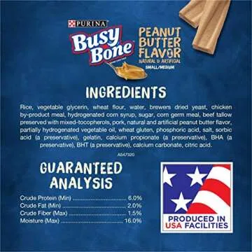 Purina Busy Bone Long Lasting Peanut Butter Dog Treats