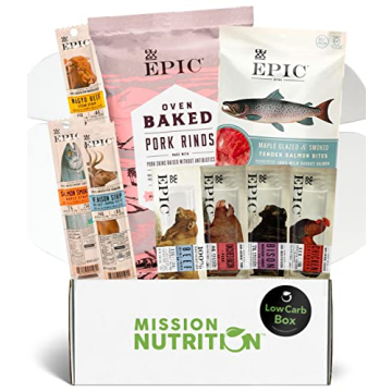 Mission Nutrition Snack Box Variety - Keto & Paleo Snacks