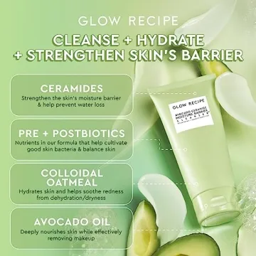 Glow Recipe Avocado Ceramide Cleanser for Dry Skin