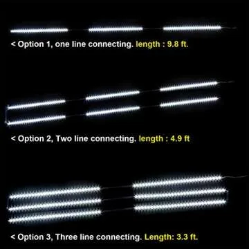 WOBANE Under Counter Light - Dimmable LED Lighting Kit 9.8ft