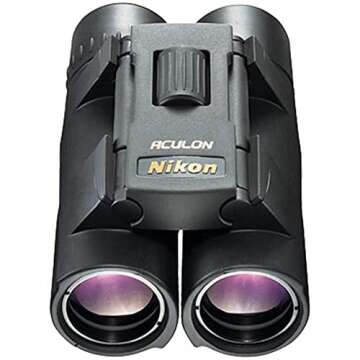 Nikon 8263 ACULON A30 10X25 Binoculars Bundle with Accessories