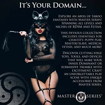 Master Series The Enforcer Black Wooden BDSM Humbler (ad737)