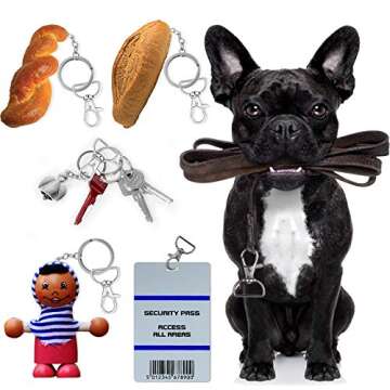 35 Pieces Swivel Clasps for Keychains and Crafting