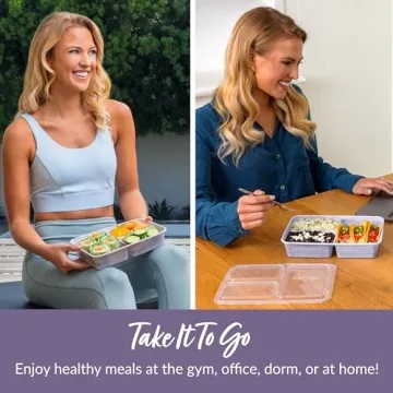 Bentgo 3-Compartment BPA-Free Containers - 20-Piece Set