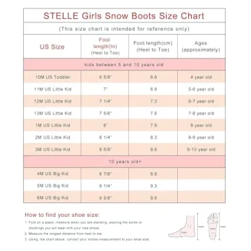 Stelle Girls Faux Fur Winter Snow Boots with DIY Charm