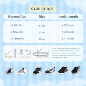 Sonsage Baby Boys Girls Canvas Sneaker Non-Slip Breathable Prewalker Crib Shoes Toddler First Walker Shoes for 0-18 Months