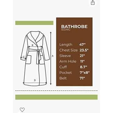 KAHAF COLLECTION Cotton Terry Robes for Women and Men, Lightweight Terry Shawl Collar Bathrobe, Full Length, ONE SIZE - UNISEX Men & Women Spa Robe (Cotton, White)