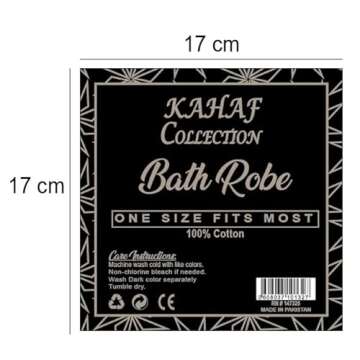 KAHAF COLLECTION Cotton Terry Robes for Women and Men, Lightweight Terry Shawl Collar Bathrobe, Full Length, ONE SIZE - UNISEX Men & Women Spa Robe (Cotton, White)