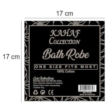 KAHAF COLLECTION Cotton Terry Robes for Women and Men, Lightweight Terry Shawl Collar Bathrobe, Full Length, ONE SIZE - UNISEX Men & Women Spa Robe (Cotton, White)