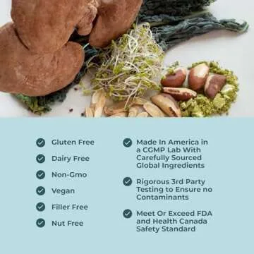 Dietary Supplement Tablets by Papillex - All Natural Immune Support - Immunity Defense - Best Immune System Booster - Organic 60 Capsules Bottle (Single Bottle)