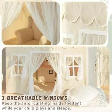 Kids Play Tent with Padded Mat for Indoor & Outdoor Fun