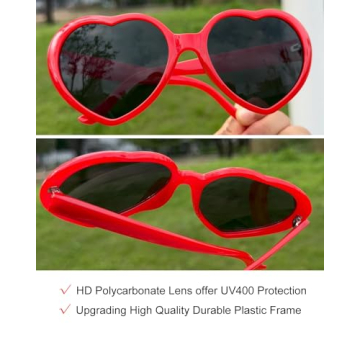 Armear Heart Sunglasses for Women - Retro Fun & Stylish