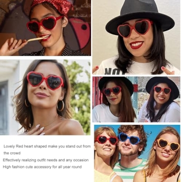 Armear Heart Sunglasses for Women - Retro Fun & Stylish