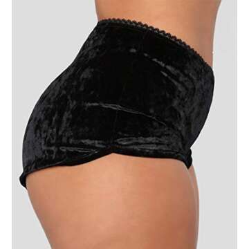 RUEWEY Women Sexy Strappy Babydoll Lingerie Satin Pajama Set Camisole with Shorts 2 Piece Sleepwear (L, Black)