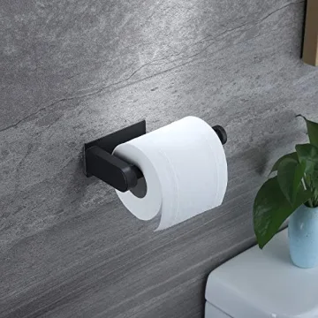 YIGII Self Adhesive Toilet Paper Holder for Modern Homes