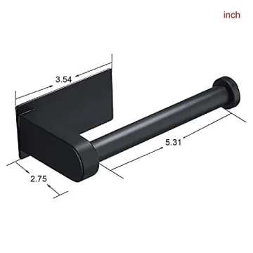 YIGII Self Adhesive Toilet Paper Holder for Modern Homes