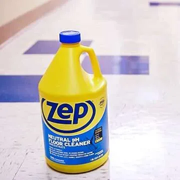 Zep Neutral PH Industrial Floor Cleaner - 1 Gallon - ZUNEUT128 - Concentrated Pro Trusted All-Purpose Floor Cleaner