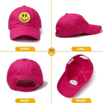 SONMONY Smiley Face Trucker Hat for Men and Women