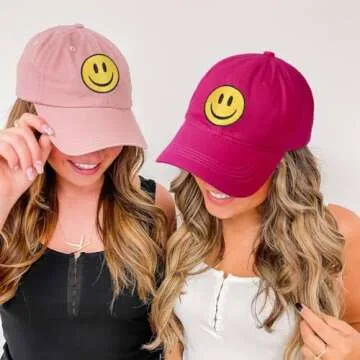 SONMONY Smiley Face Trucker Hat for Men and Women