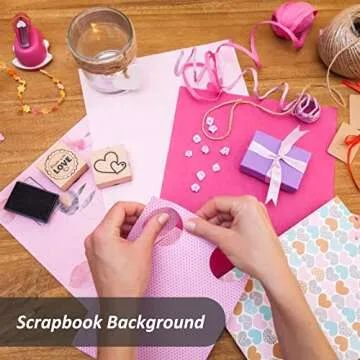 Livholic 48 Sheets Pastel Color Scrapbook Paper 12x12 Inch 24 Assorted Colored Card stock 120 gsm 32 lb Rainbow Paper for Cardmaking, Assorted Color Shading Projects,Origami,Classroom Crafts