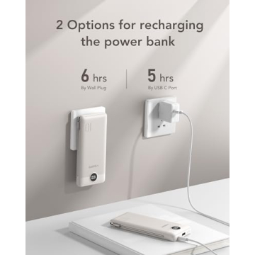 VEGER 10000mAh Portable Charger with Built-in Cables