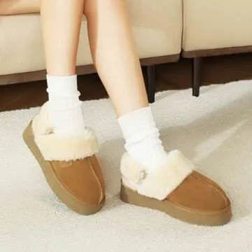 Stylish Stelle Plush Platform Slippers: Cozy & Chic Shoes for All
