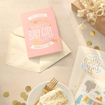 Baby Shower Cards - 12 Pack for New Parents