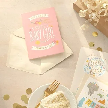Baby Shower Cards - 12 Pack for New Parents