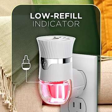 Air Wick Advanced Plug In Scented Oil Warmer, Advanced Gadget, Home Air Freshener, White (Pack of 4, Gadget Only, Refills Sold Separately)