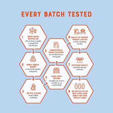 Nate's 100% Pure Raw & Unfiltered Honey and Comb - 16oz. Jar