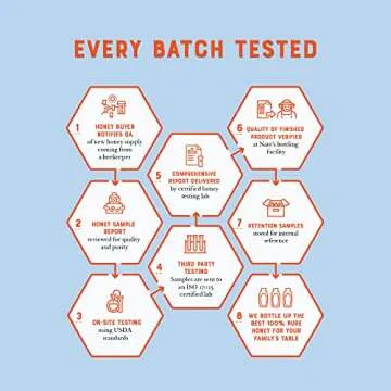 Nate's 100% Pure Raw Honey and Comb 16oz Jar