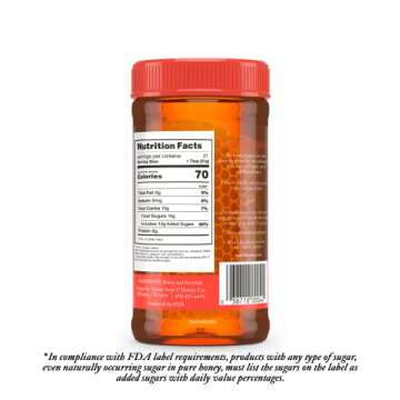 Nate's 100% Pure Raw & Unfiltered Honey and Comb - 16oz. Jar